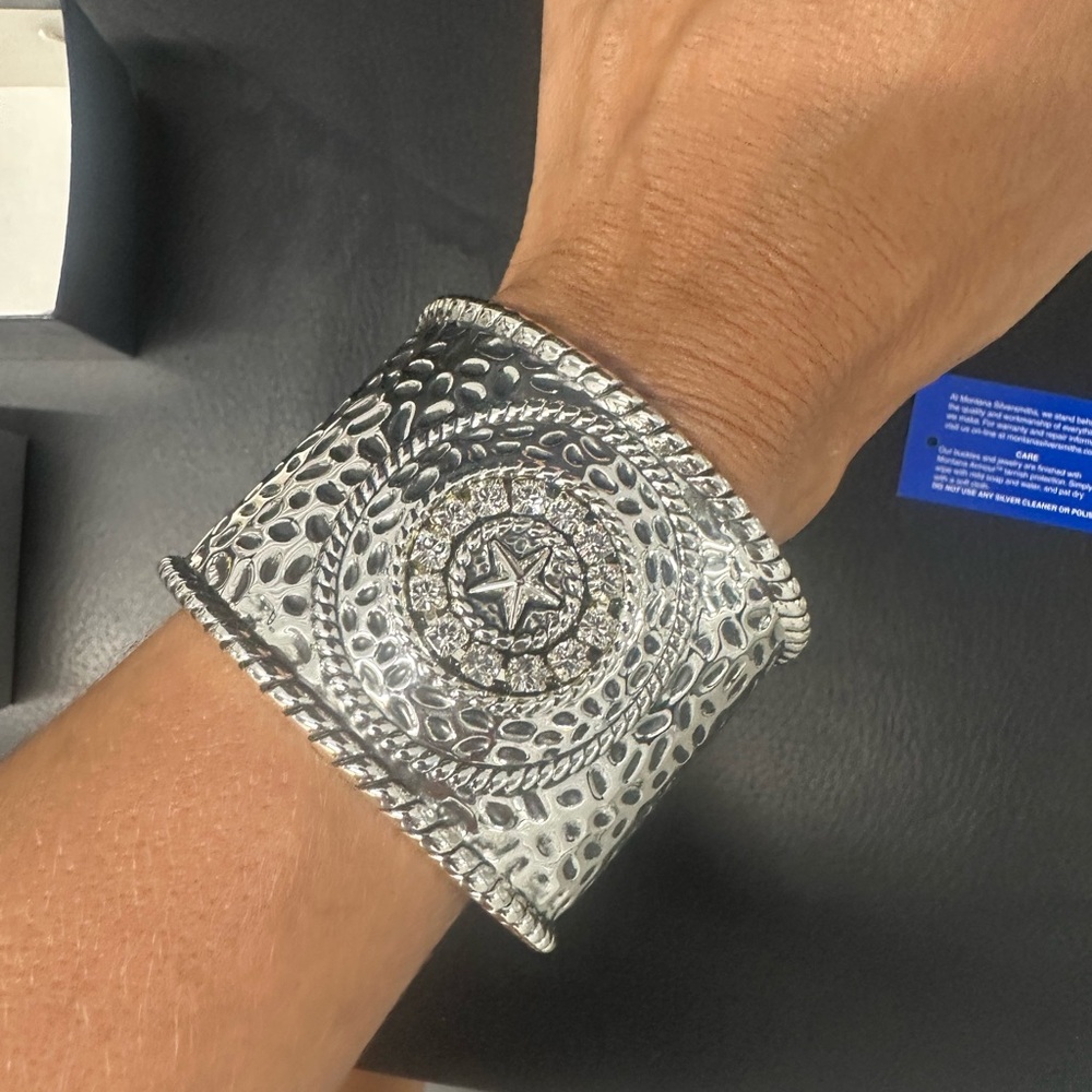 Montana Silversmiths Silver Star Cuff Bracelet